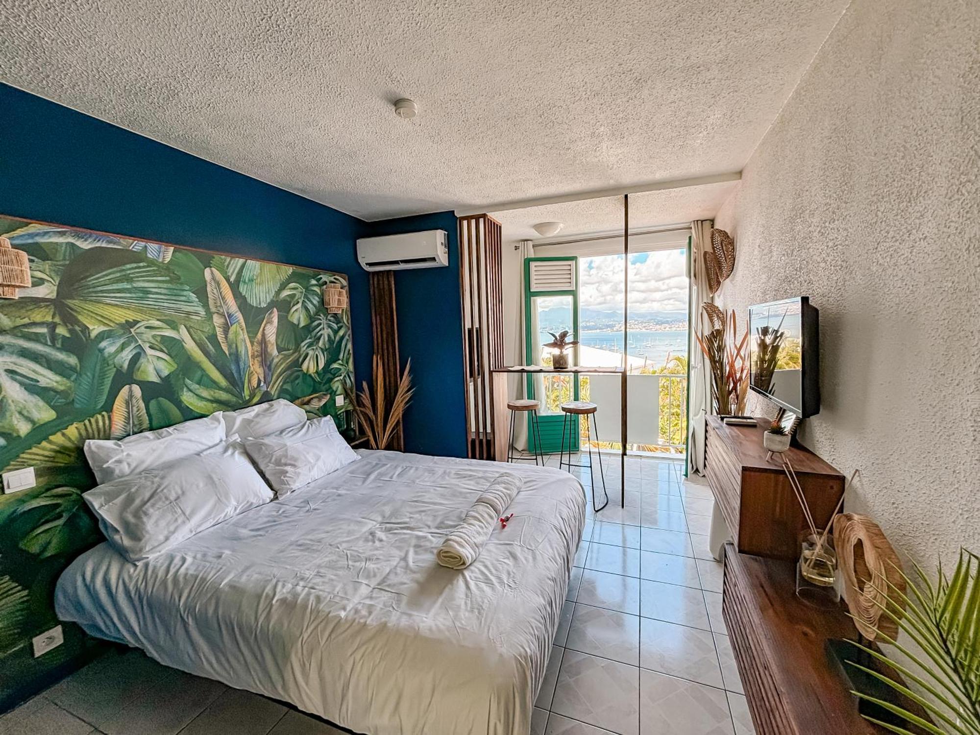 Le Nid Bleu Studio Vue Mer Les Trois-Ilets Exterior photo